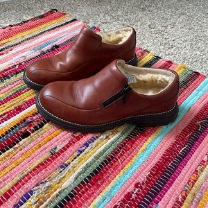 Ugg Australia Leather Shearling-lined Loafer, Women